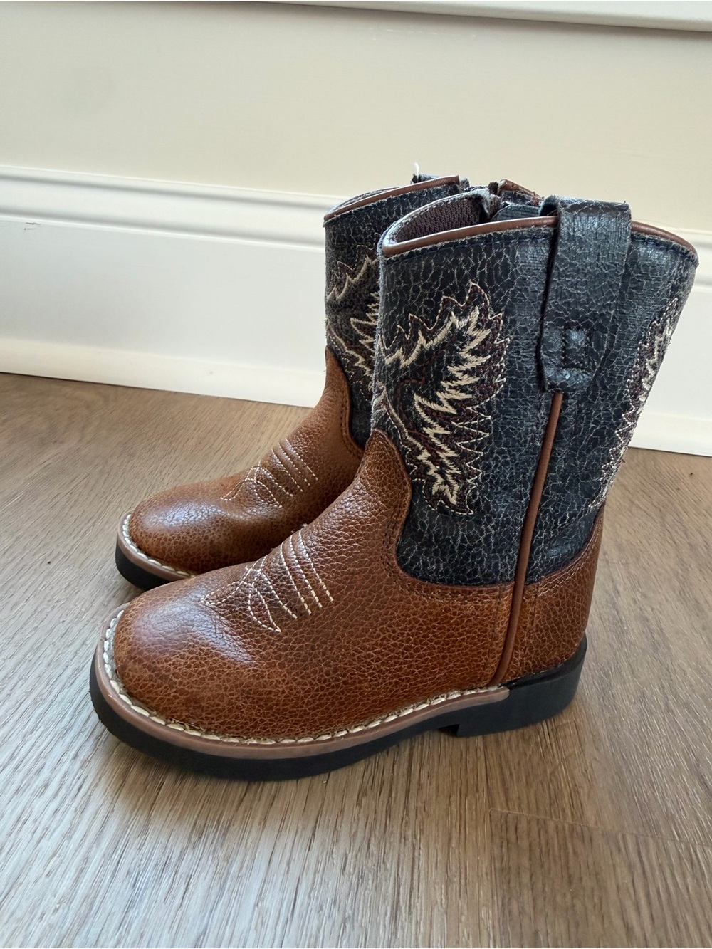 Cody James Toddler Little Ryder Square Toe Cowboy Boots 5